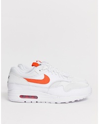 Nike Air Max 1 Trainers In White Cd1530 100