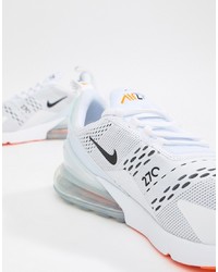 Nike Air Max 270 Trainers In White Ah8050 106