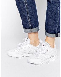 Reebok Classic Leather Trainers In White