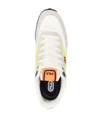Fila Colour Block Panelled Low Top Sneakers