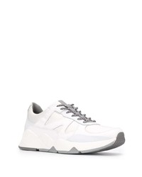 Canali Contrast Lace Sneakers