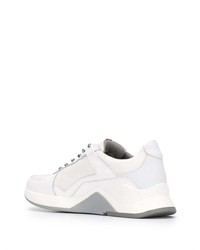 Canali Contrast Lace Sneakers