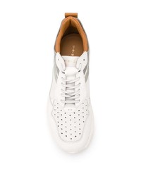 Henderson Baracco Contrast Panel Lace Up Sneakers