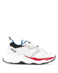 MSGM Contrast Panel Low Top Trainers