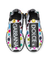 Dolce & Gabbana Embellished Slip On Sneakers