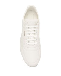 Bally Faux Leather Low Top Sneakers