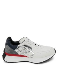 Alexander McQueen Gomma Embroidered Detail Sneakers
