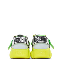 Moschino Green Fluo Teddy Sneakers