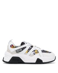 VERSACE JEANS COUTURE High Top Contrast Panel Sneakers