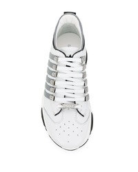 DSQUARED2 High Top Wedge Sole Sneakers