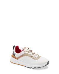 Brunello Cucinelli Honeycomb Lace Up Sneaker