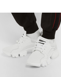 Givenchy Jaw Neoprene Suede Leather And Mesh Sneakers