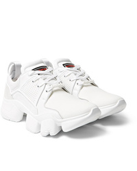 Givenchy Jaw Neoprene Suede Leather And Mesh Sneakers
