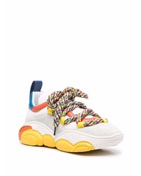 Moschino Lace Up Low Top Sneakers