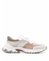 Eleventy Leather Low Top Running Sneakers