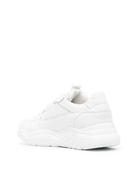 Doucal's Leather Low Top Sneakers