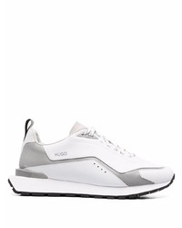 Hugo Leather Panelled Sneakers