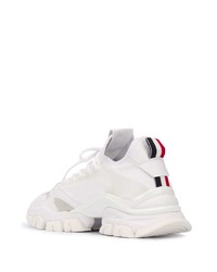 Moncler Logo Patch Lace Up Sneakers