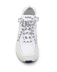 A.P.C. Logo Print Sneakers