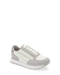 Armani Exchange Logo Sneaker In Solid White At Nordstrom