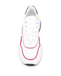 DSQUARED2 Logo Tab Panelled Sneakers