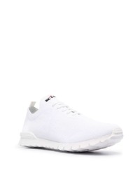 Kiton Low Top Knitted Lace Up Sneakers