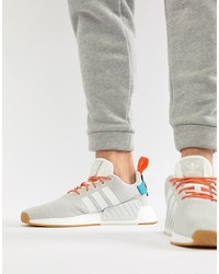 adidas Originals Nmd R2 Boost Summer Trainers In White Cq3080