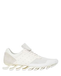 Rick Owens Nylon Leather Running Sneakers