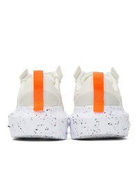 Nike Off White And Grey Crater Impact Sneakers