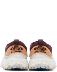 Salomon Off White Burgundy Rx Snow Moc 2 Advanced Sneakers