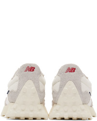 New Balance Off White Gray 327 Sneakers