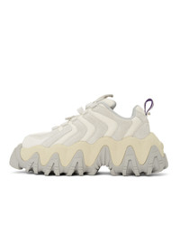 Eytys Off White Suede Halo Sneakers