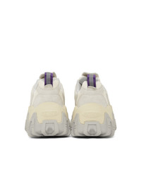 Eytys Off White Suede Halo Sneakers