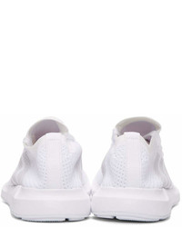 adidas Originals White Swift Run Pk Sneakers