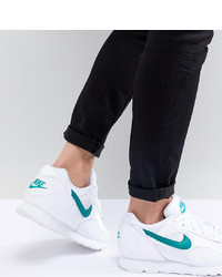 Nike Outburst Trainers In White And Green
