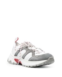 Eleventy Panelled Colour Block Sneakers