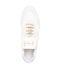 P&T Panelled Design Low Top Sneakers