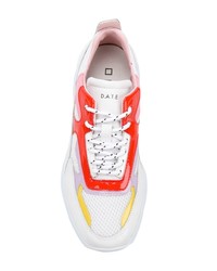D.A.T.E Panelled Lace Up Sneakers