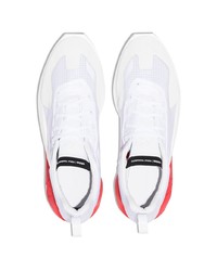 Y-3 Panelled Lace Up Sneakers