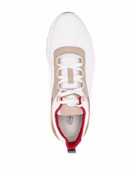 Brunello Cucinelli Panelled Lace Up Sneakers
