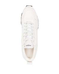 Balmain Panelled Low Top Leather Sneakers
