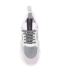 Moschino Perforated Lace Up Sneakers