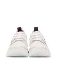 Givenchy Pink And White Basse Jaw Sneakers