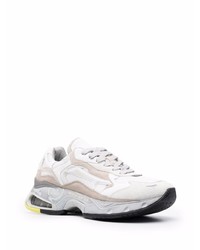 Premiata Sharky Low Top Panelled Leather Sneakers