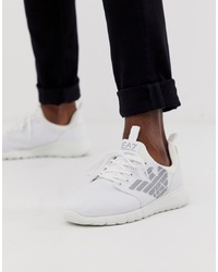 EA7 Simple Racer Trainers In White