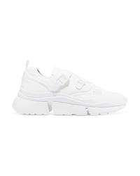 Chloé Sonnie Canvas And Leather Sneakers