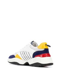 DSQUARED2 Striped Chunky Panelled Sneakers