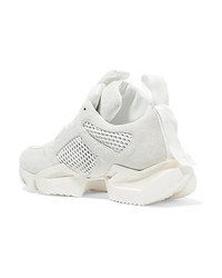Unravel Project Suede And Mesh Sneakers