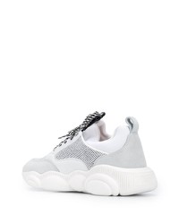 Moschino Teddy Mesh Panel Low Top Sneakers