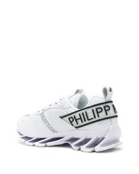Philipp Plein Tm Faux Leather Sneakers